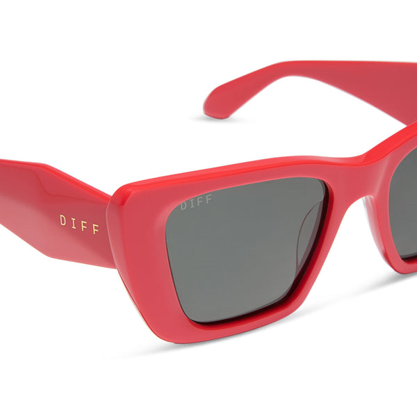 aura - sunset + grey + polarized sunglasses 4