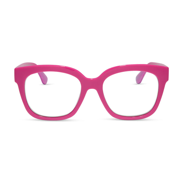 Ava Square Readers | Bubblegum Pink | DIFF Eyewear