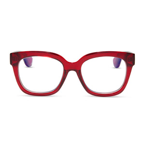 Ava Square Readers | Red Cherry | DIFF Eyewear
