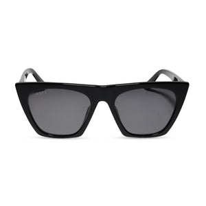 AVRIL - BLACK + GREY + POLARIZED SUNGLASSES