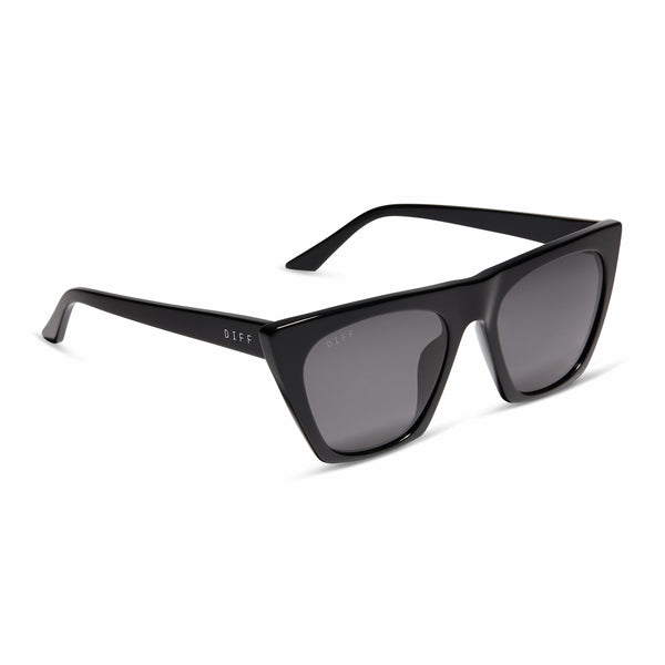 avril - black + grey + polarized sunglasses 2