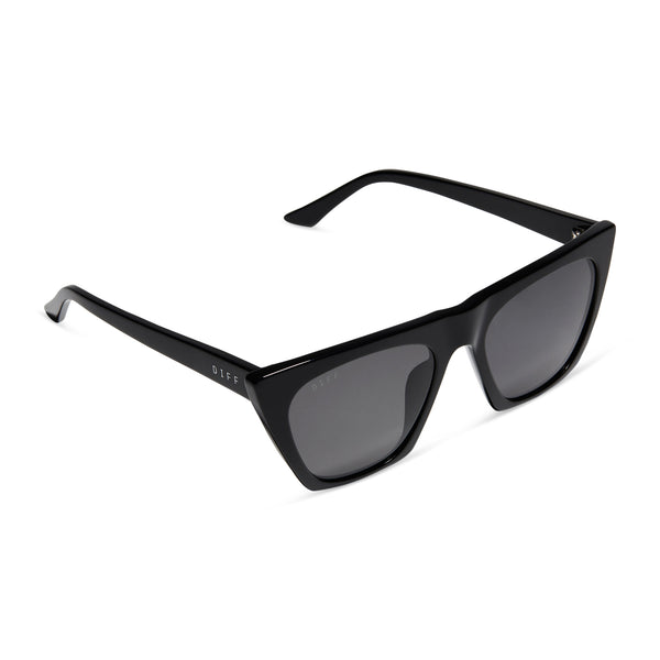 avril - black + grey + polarized sunglasses 4