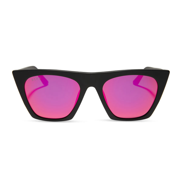 Women’s DIFF 55mm  AVRIL Cat Eye Sunglasses Avril Cat Eye Sunglasses | Espresso Tortoise & Grey | DIFF  main image 3