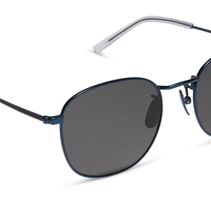 AXEL - DEEP NAVY METAL + GREY + POLARIZED SUNGLASSES