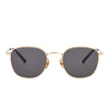Color swatch for axel - moss metal + brilliant gold mirror + polarized sunglasses