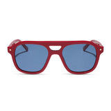 THE COAST - RED + NAVY BLUE SUNGLASSES