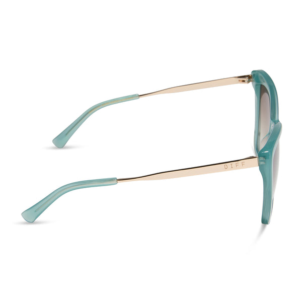 becky ii - aquatic awe + brown gradient sunglasses 3