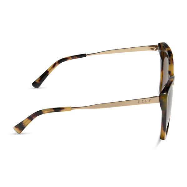 becky ii - brown kombu + brown + polarized sunglasses 3