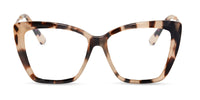 swatch for BECKY II - CREAM TORTOISE + PRESCRIPTION GLASSES