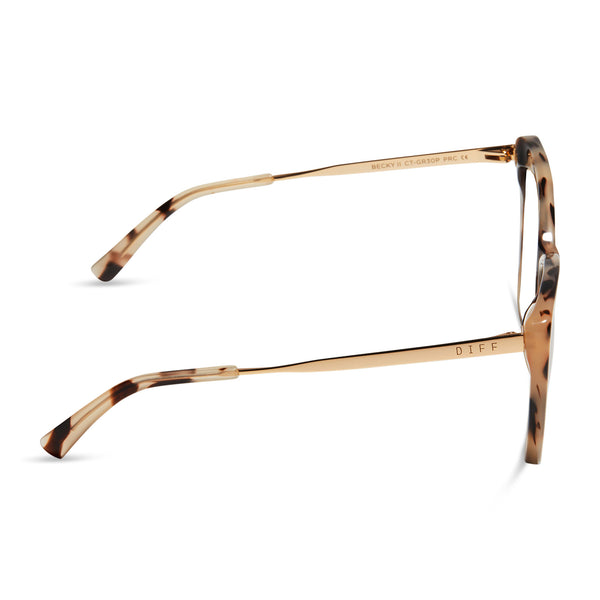 becky ii - cream tortoise + prescription glasses 2