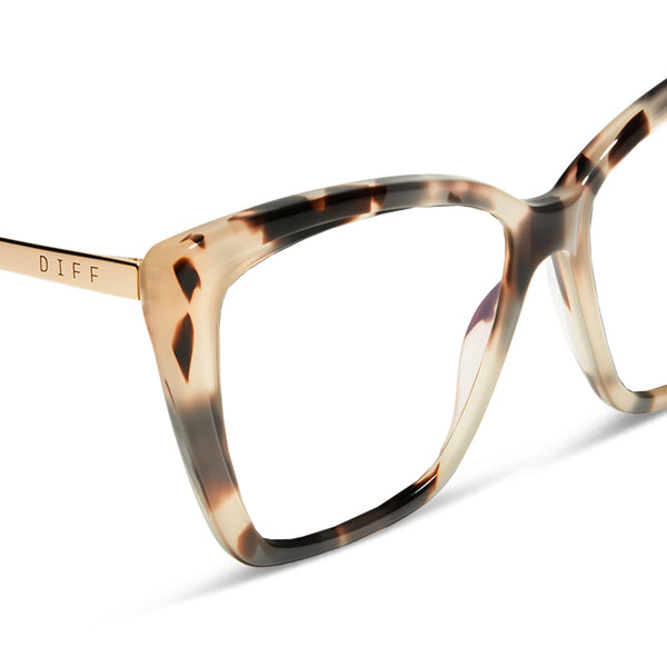 becky ii - cream tortoise + prescription glasses 3