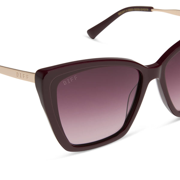 becky ii - dark cherry lacquer + dark cherry gradient + polarized sunglasses 4