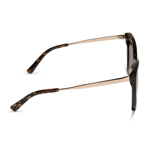 BECKY II - GLITTER TORTOISE + BROWN GRADIENT SUNGLASSES