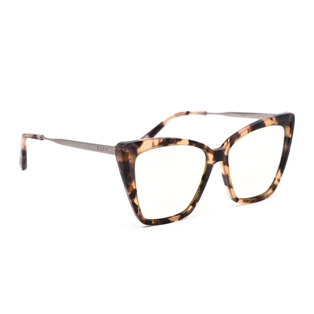 Becky II Cateye Blue Light Glasses | Himalayan Tortoise | DIFF Eyewear