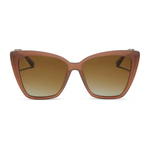 BECKY II - MACCHIATO + BROWN GRADIENT + POLARIZED SUNGLASSES
