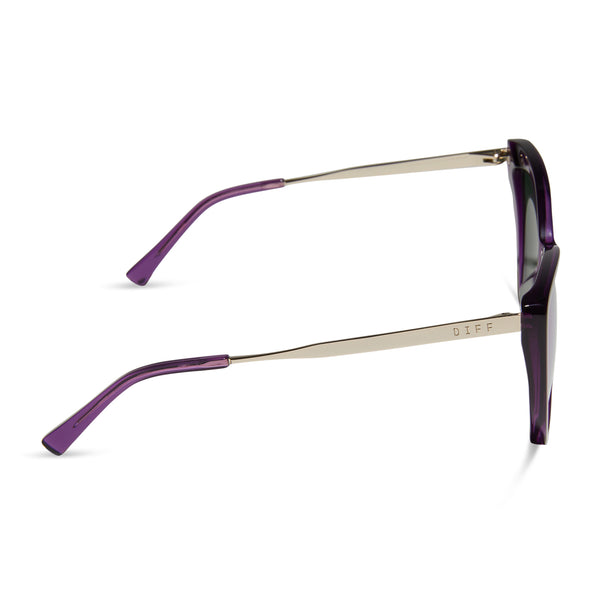 becky ii - posh purple crystal + purple mirror + polarized sunglasses 3