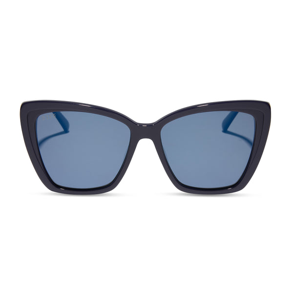 becky ii - royal + midnight mirror + polarized sunglasses