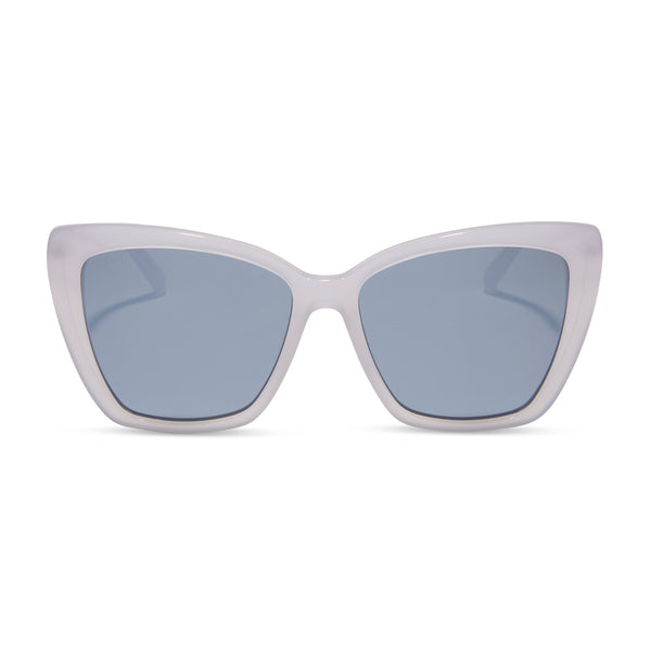 becky ii - thistle + grey with silver flash + polarized sunglasses