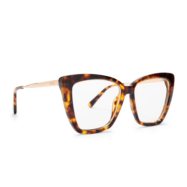 becky iv - amber tortoise + prescription glasses 2