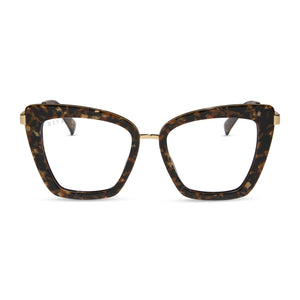 BECKY IV - GLITTER TORTOISE + PRESCRIPTION GLASSES