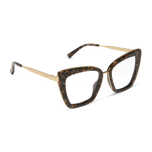 BECKY IV - GLITTER TORTOISE + PRESCRIPTION GLASSES