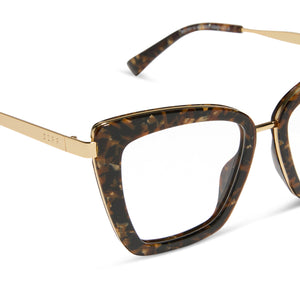 BECKY IV - GLITTER TORTOISE + PRESCRIPTION GLASSES
