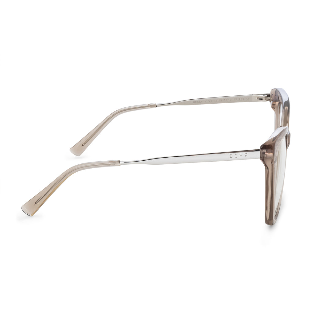 Becky IV Cat Eye Prescription Glasses Vintage Crystal Diff Eyewear