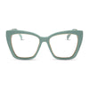 Color swatch for becky iv xs - steel teal + prescription glasses