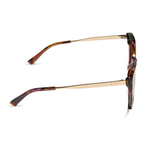 ペディグラス　ビックフォークスタイル Becky IV XS Cat Eye Sunglasses | Torino Tortoise & Brown | DIFF