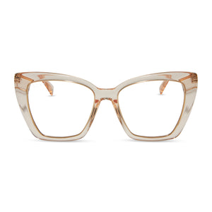 BECKY IV XS - VINTAGE ROSE CRYSTAL + PRESCRIPTION GLASSES