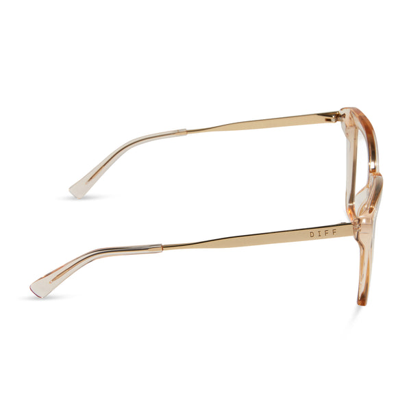 becky iv xs - vintage rose crystal + prescription glasses 3