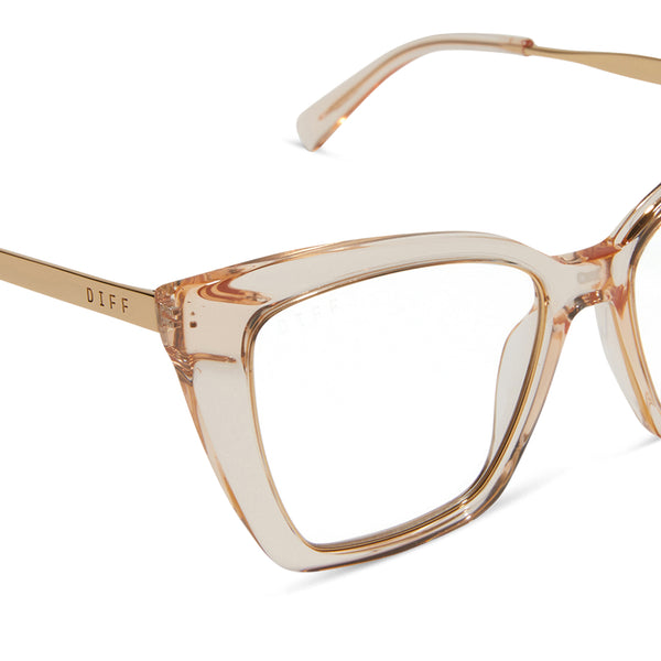 becky iv xs - vintage rose crystal + prescription glasses 4