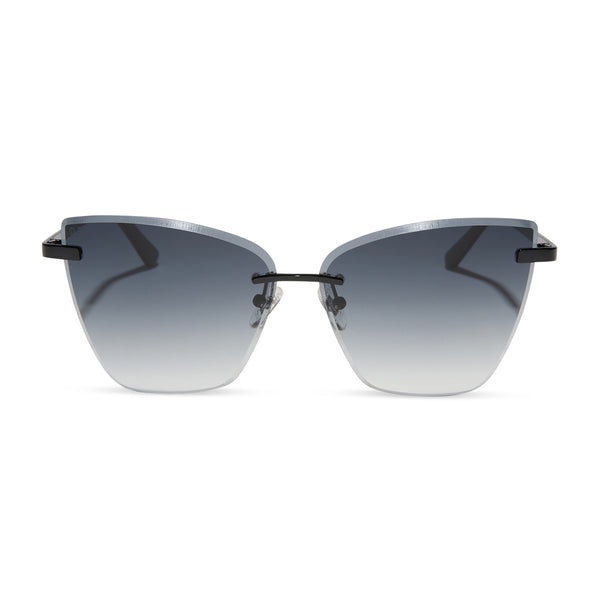 becky v - black + grey gradient sunglasses