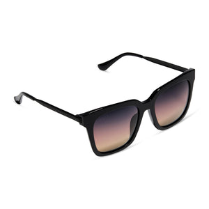BELLA - BLACK + TWILIGHT GRADIENT + POLARIZED SUNGLASSES