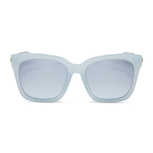 BELLA - BLUE DUST + BLUE GRADIENT FLASH SUNGLASSES