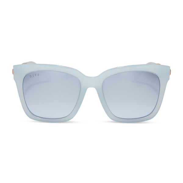bella - blue dust + blue gradient flash sunglasses