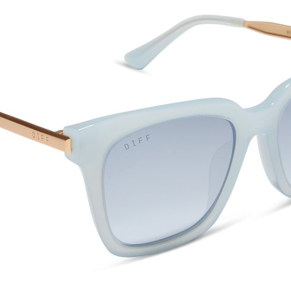bella - blue dust + blue gradient flash sunglasses 4