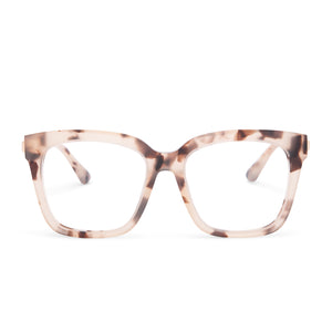 BELLA - CREAM TORTOISE + CLEAR GLASSES