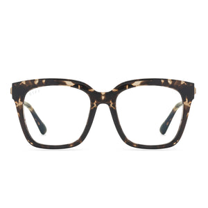 BELLA - ESPRESSO TORTOISE + CLEAR GLASSES