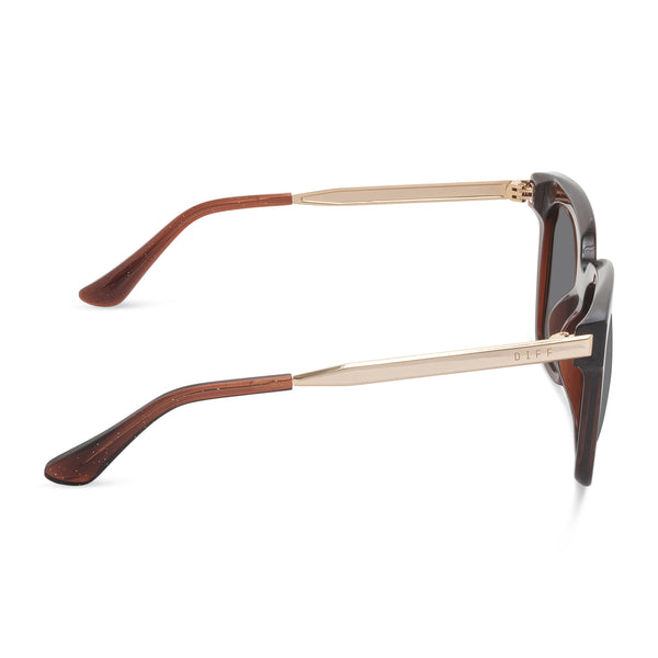 bella - festive chestnut + grey sunglasses 2