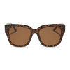 Color swatch for bella ii - cream tortoise + grey gradient sunglasses