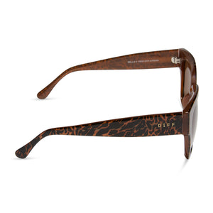 BELLA II - ANIMAL + BROWN SUNGLASSES