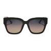 Color swatch for bella ii - cream tortoise + grey gradient sunglasses