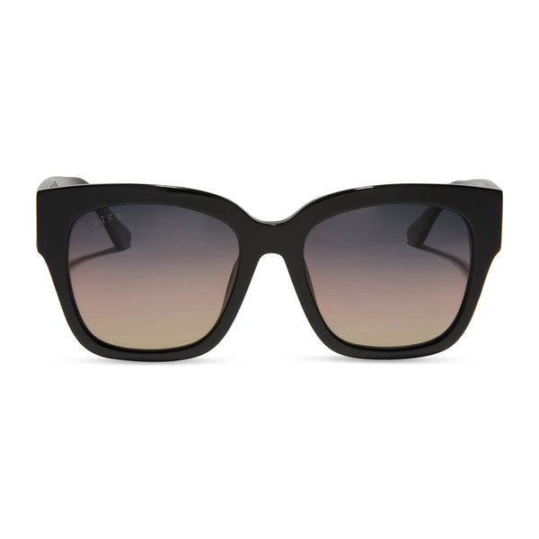 bella ii - black + twilight gradient + polarized sunglasses