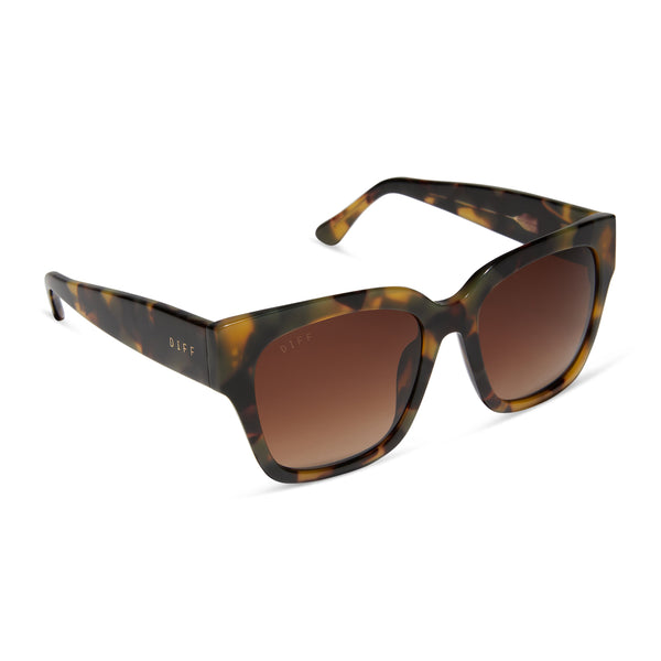 bella ii - brown kombu + brown gradient + polarized sunglasses 2