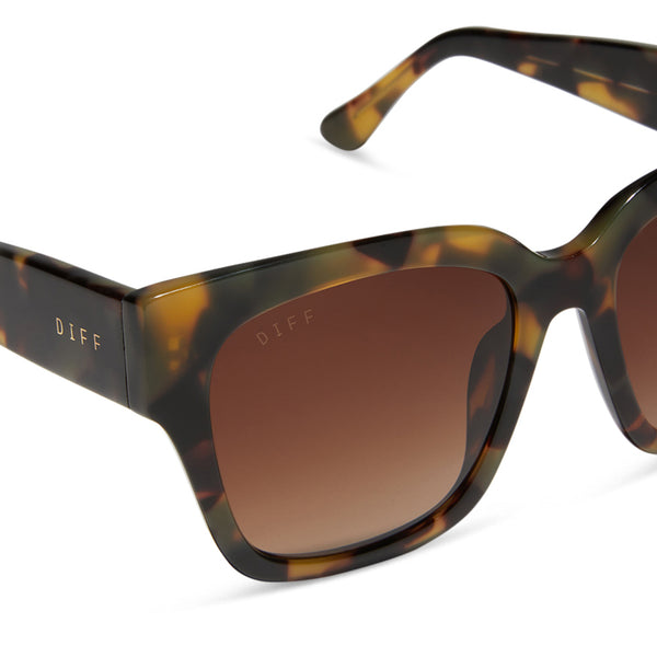 bella ii - brown kombu + brown gradient + polarized sunglasses 4