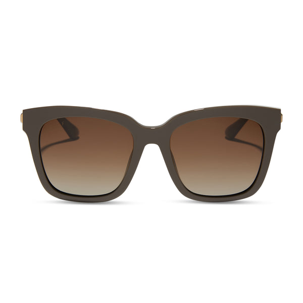bella - london stone + truffle gradient + polarized sunglasses
