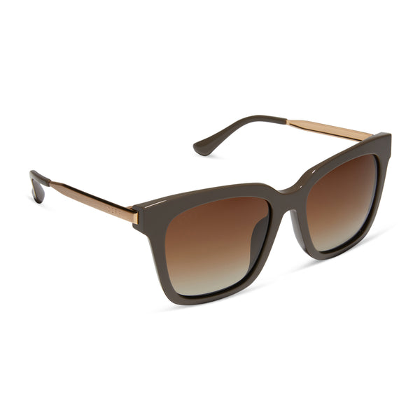 bella - london stone + truffle gradient + polarized sunglasses 2