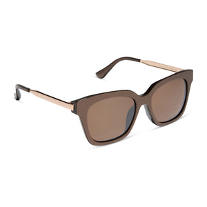 BELLA - MOSCOW MULE + BROWN W/ GOLD FLASH SUNGLASSES