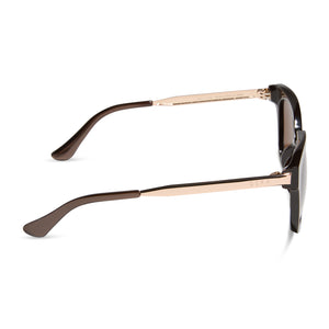 BELLA - MOSCOW MULE + BROWN W/ GOLD FLASH SUNGLASSES